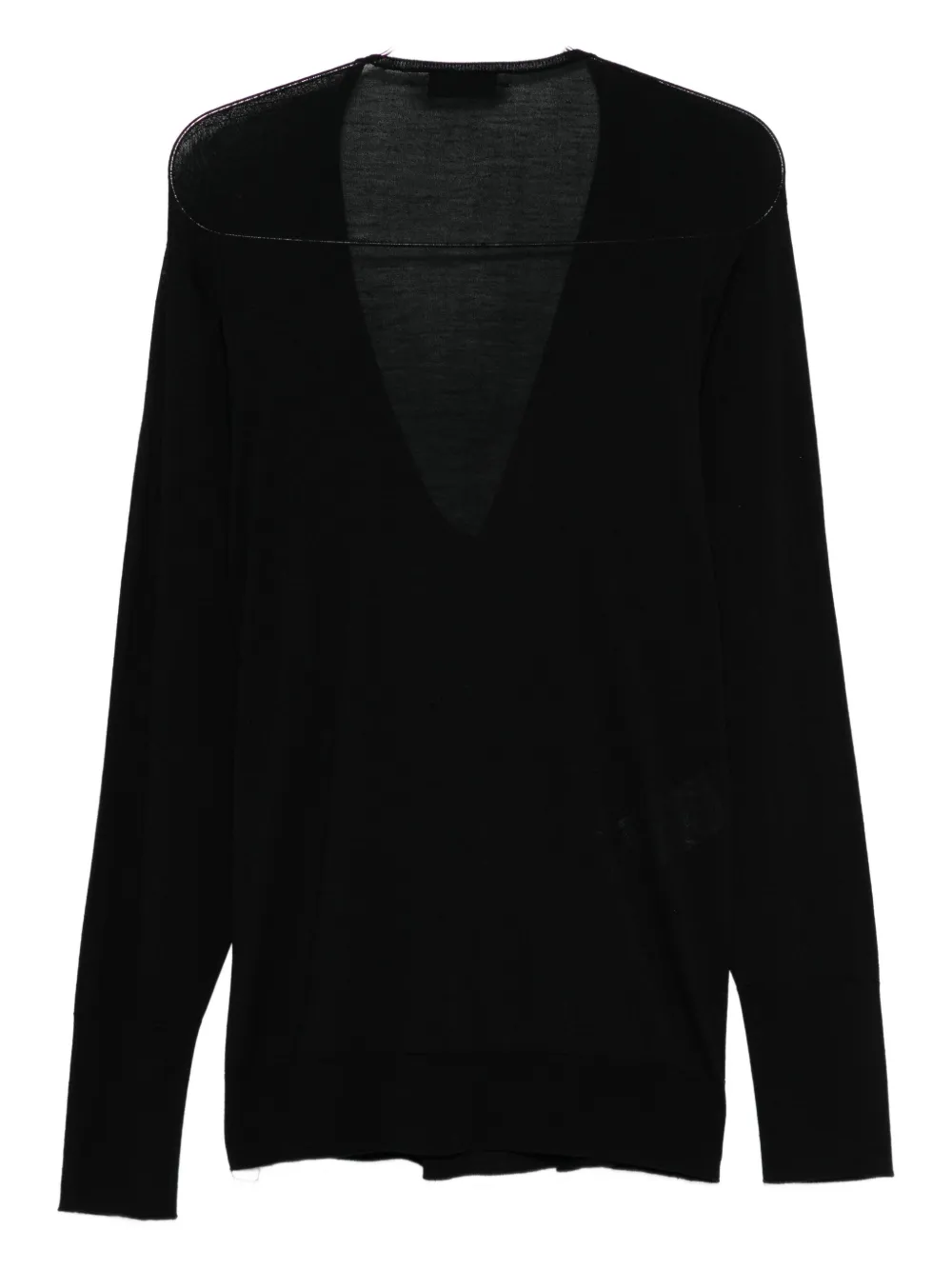 Alberta Ferretti Sweaters Black In Black