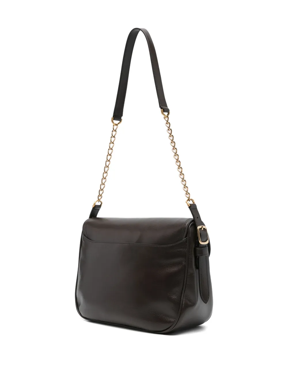 Bally Buckle-fastening Shoulder Bag In Black