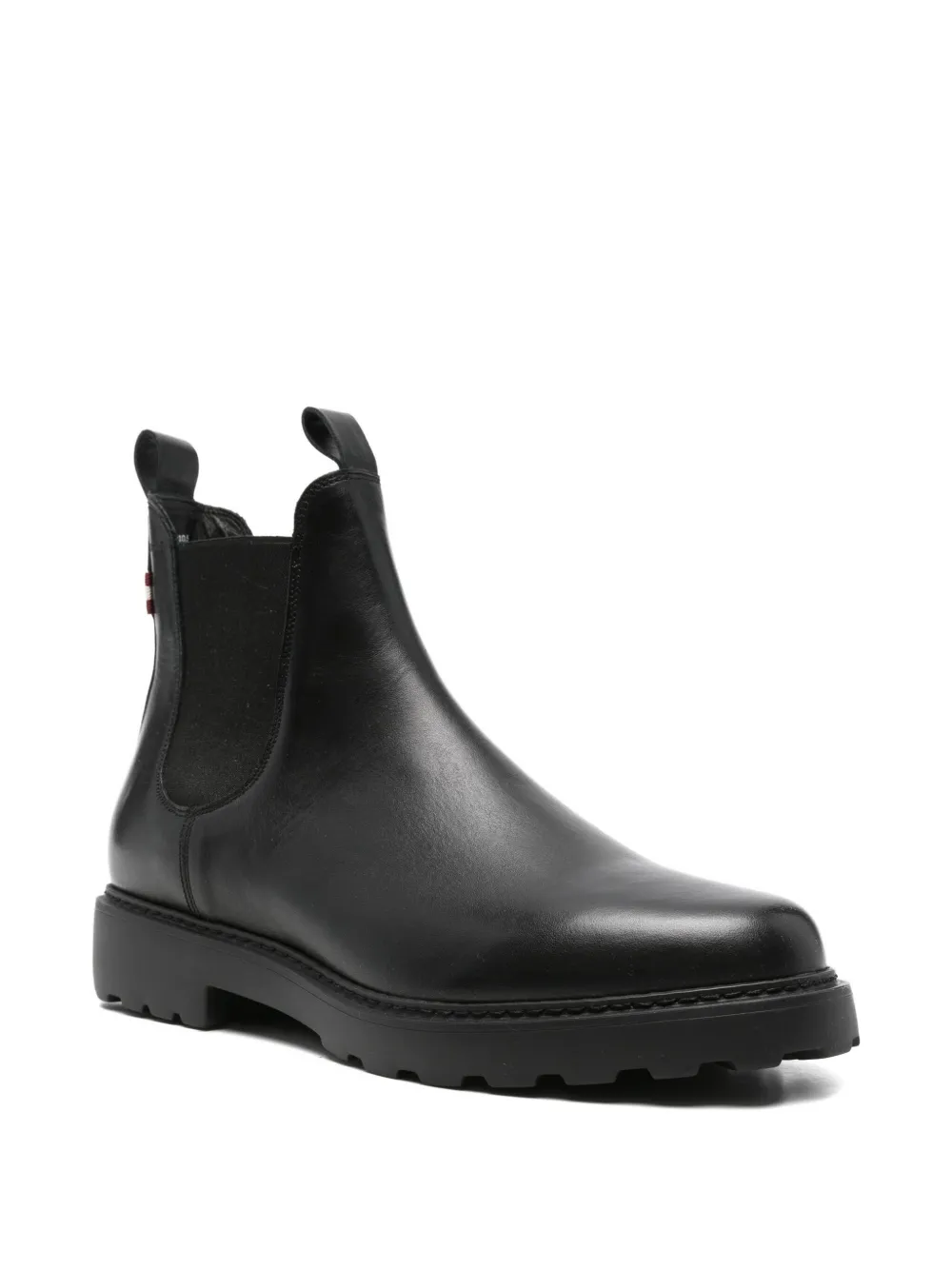 Bally Anni Moon elastic-panel leather boots Zwart