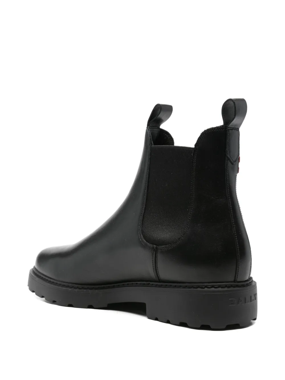 Bally Anni Moon elastic-panel leather boots Zwart