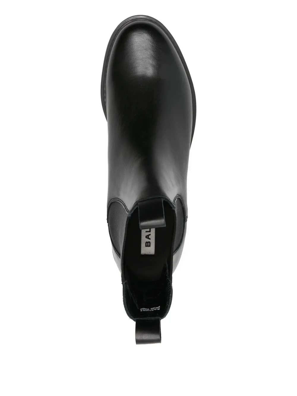 Bally Anni Moon elastic-panel leather boots Zwart