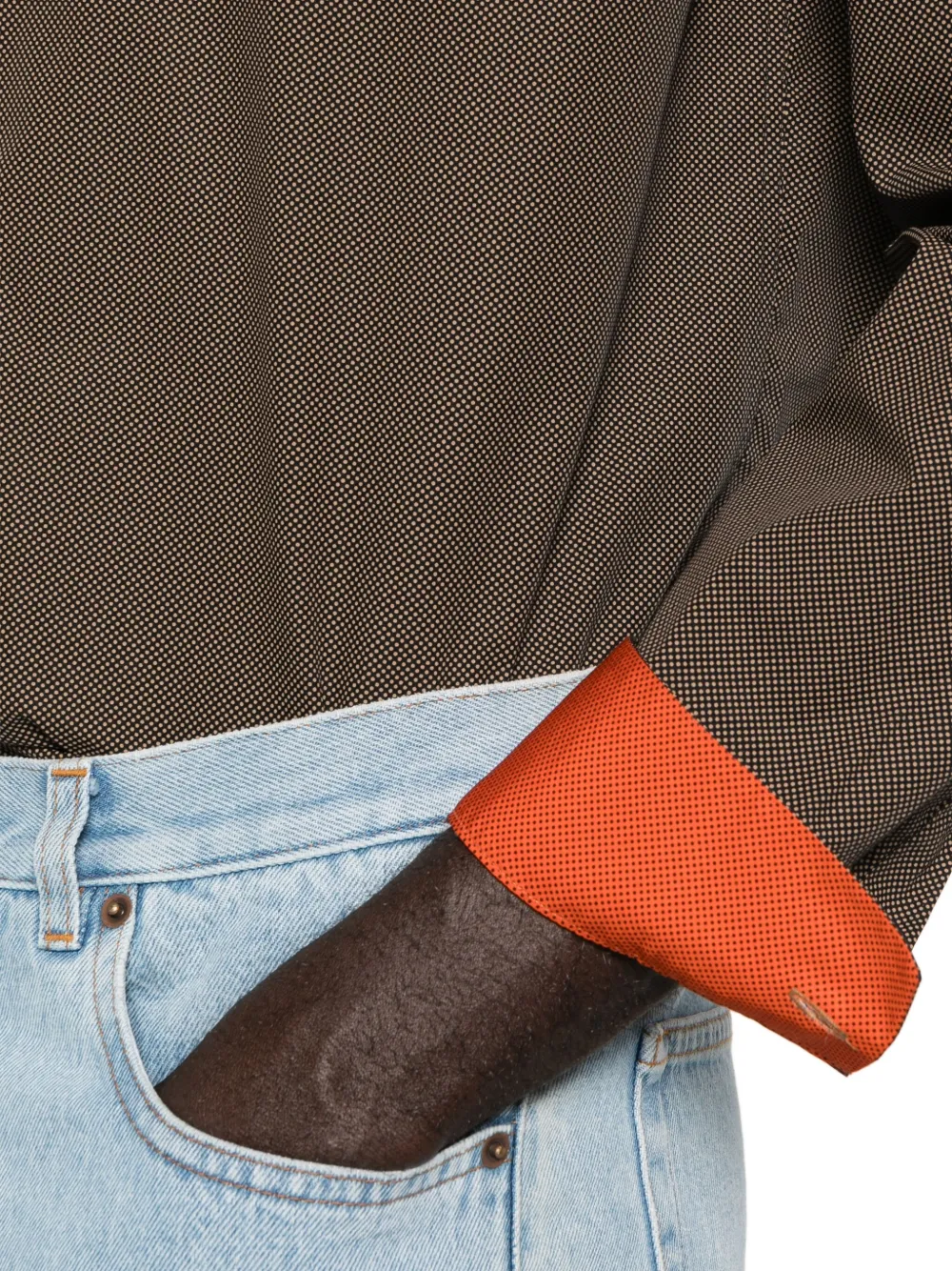 Paul Smith Overhemd met knopen Bruin