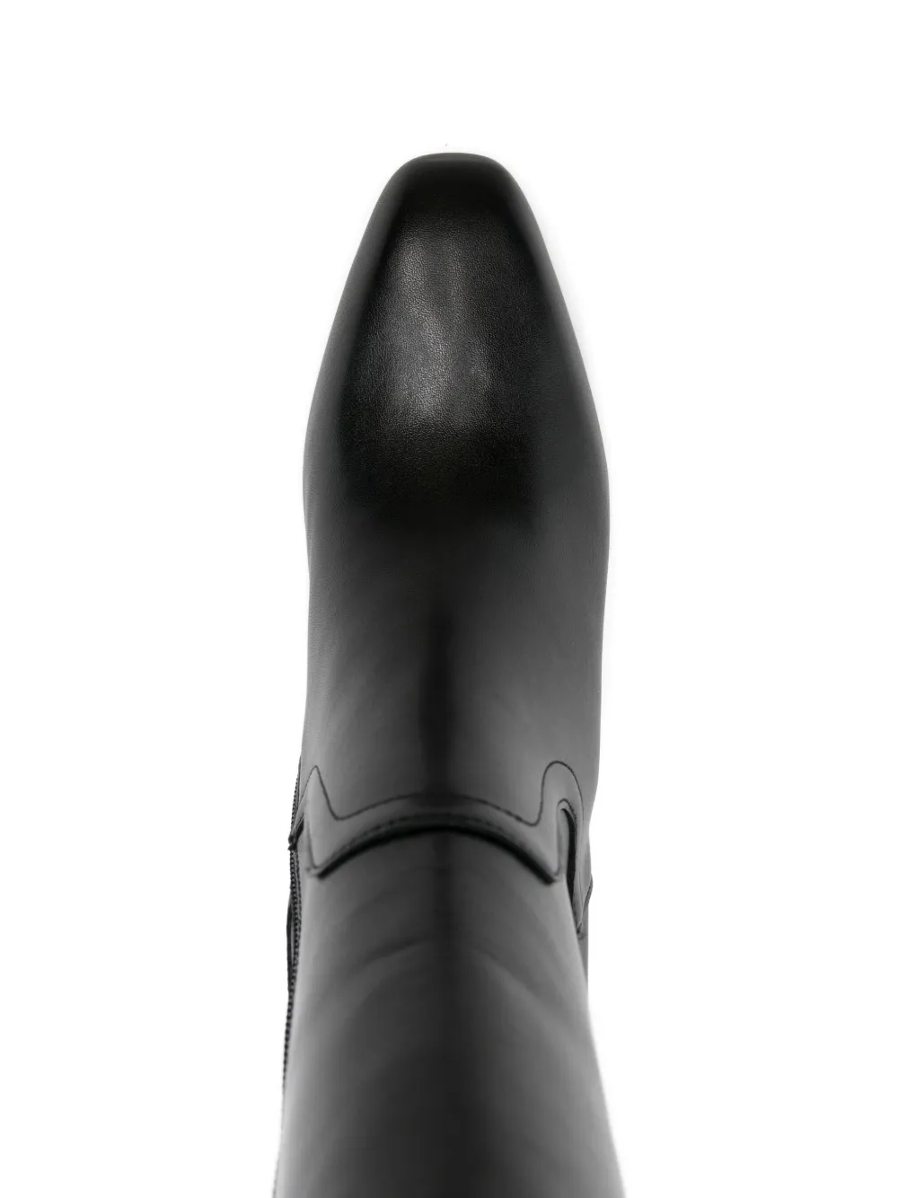 Liu •jo 88mm Knee-high Leather Boots In Black