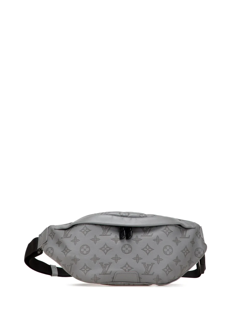 Louis Vuitton Pre-Owned 2021-2025 Monogram Shadow Discovery Bumbag belt bag | Grey | Image 1