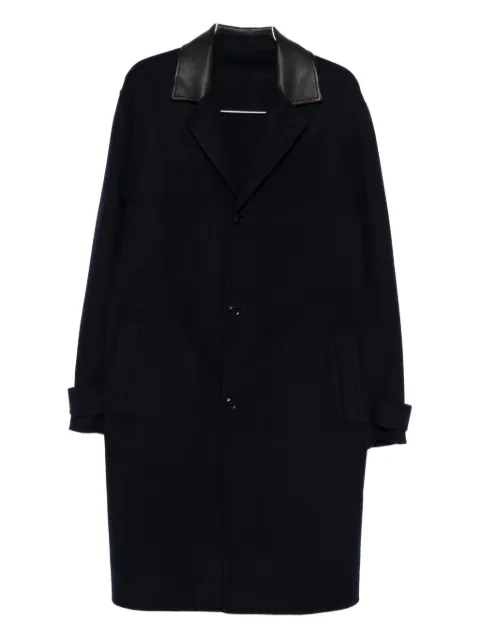 Brett Johnson panelled-collar coat