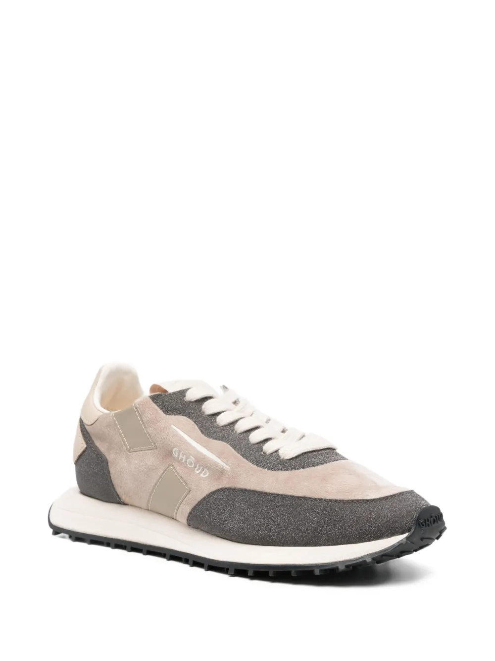 GHŌUD Rush Starlight Phylon suede panelled sneakers Bruin