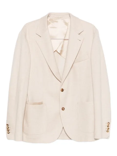 Brett Johnson notched-lapel single-breasted blazer