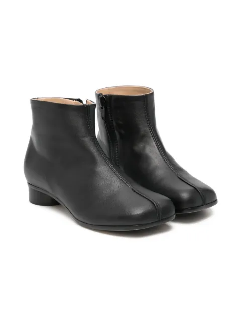 MM6 Maison Margiela Kids leather ankle boots