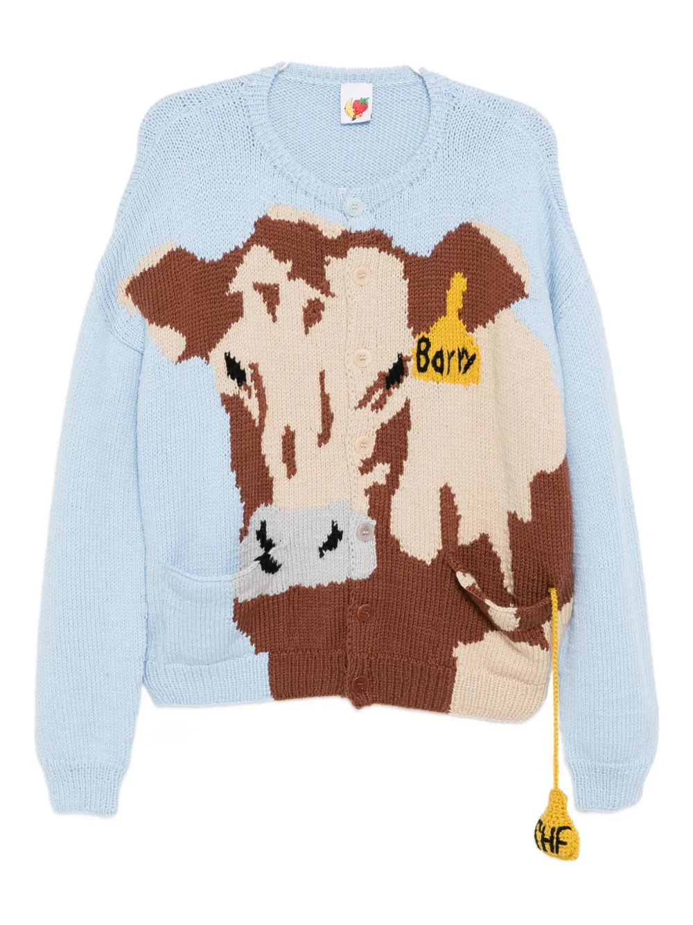 Sky High Farm Barry Cardigan In Blue