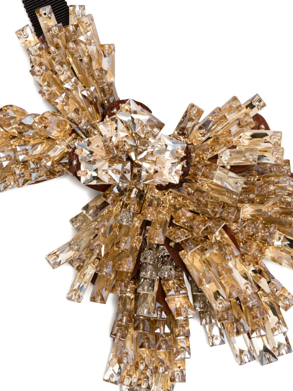 Biyan Crystal-embellished Necklace In Gold