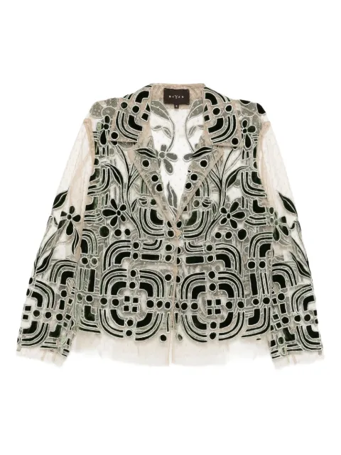 Biyan floral lace shirt