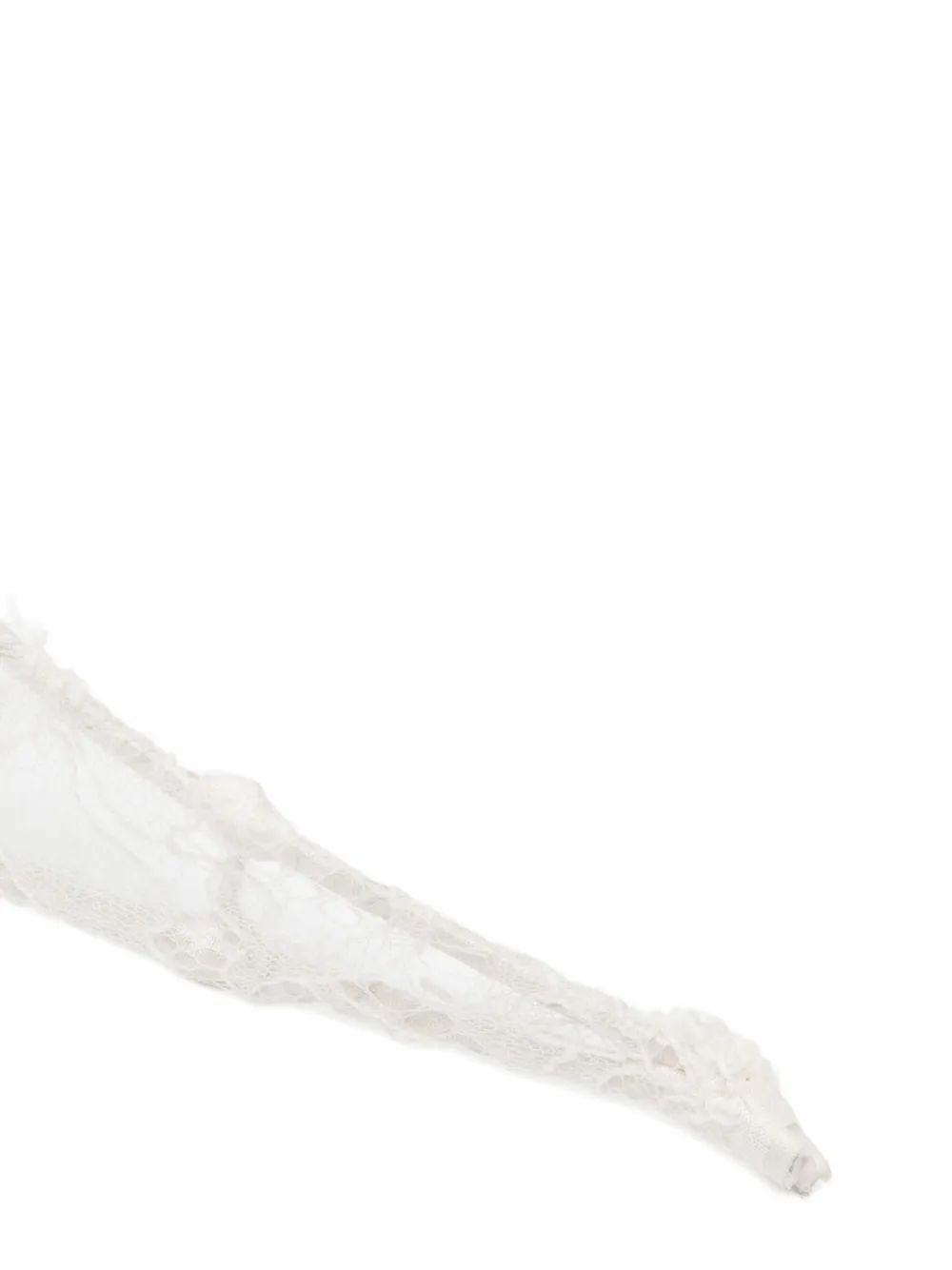 Jennifer Behr Floral-lace Headband In White