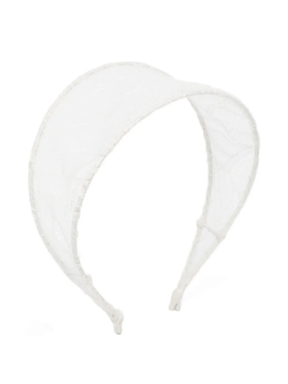 Jennifer Behr Floral-lace Headband In White