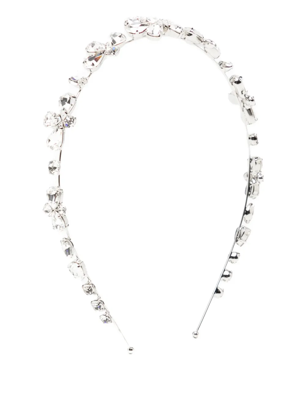 Jennifer Behr Camille headband - Argento