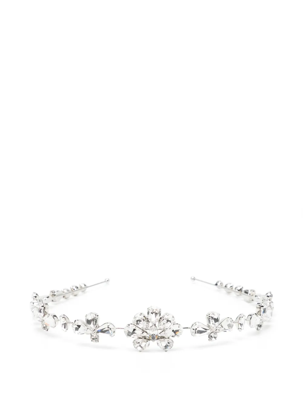 Jennifer Behr Camille haarband Zilver