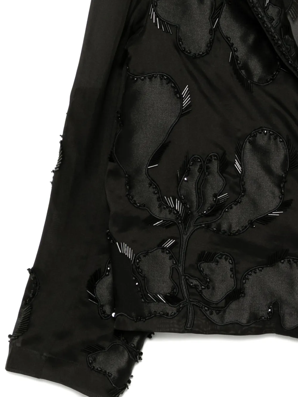 Biyan Jack verfraaid met pailletten Zwart