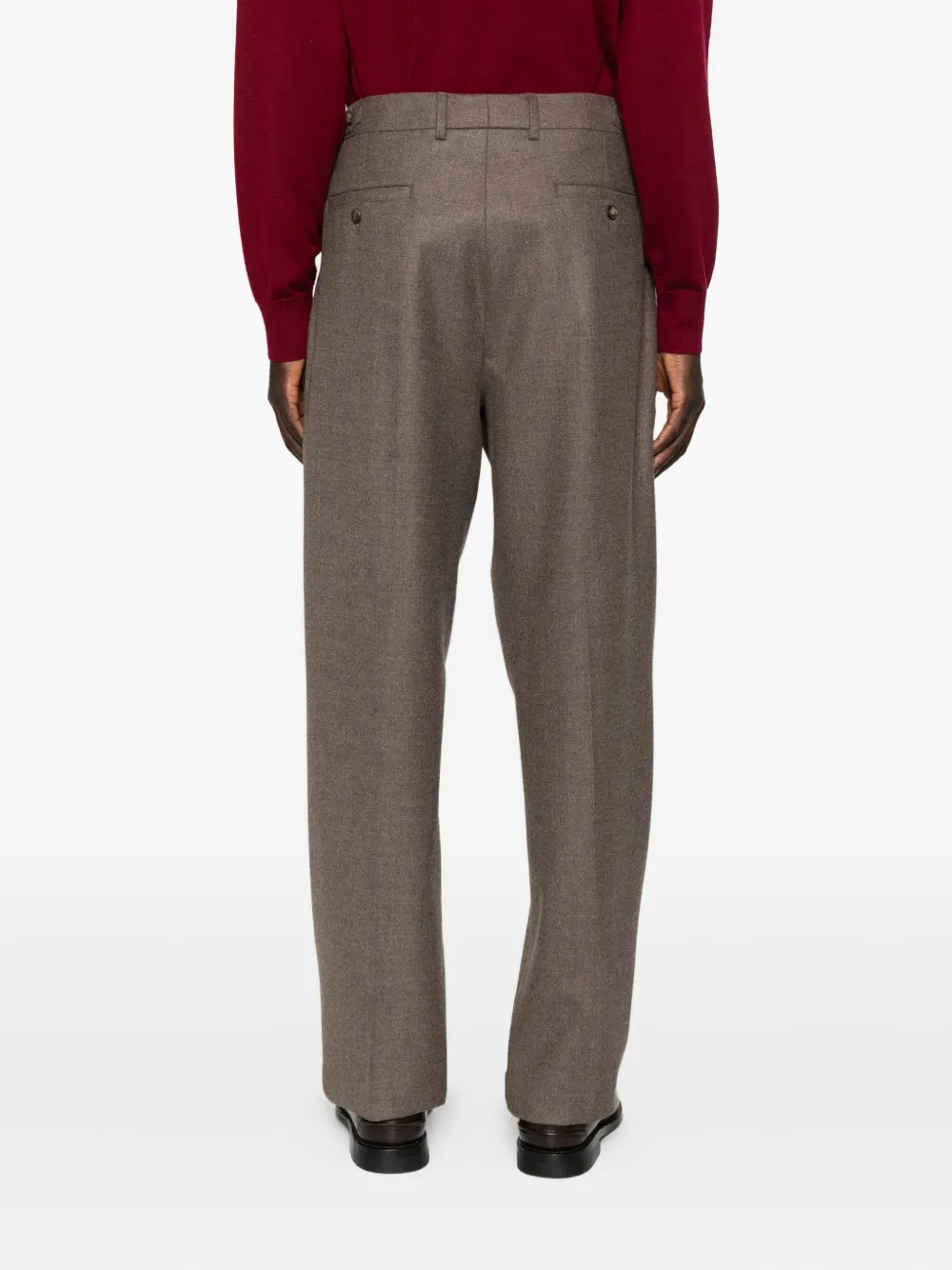 Brett Johnson Pleated Trousers In Multi
