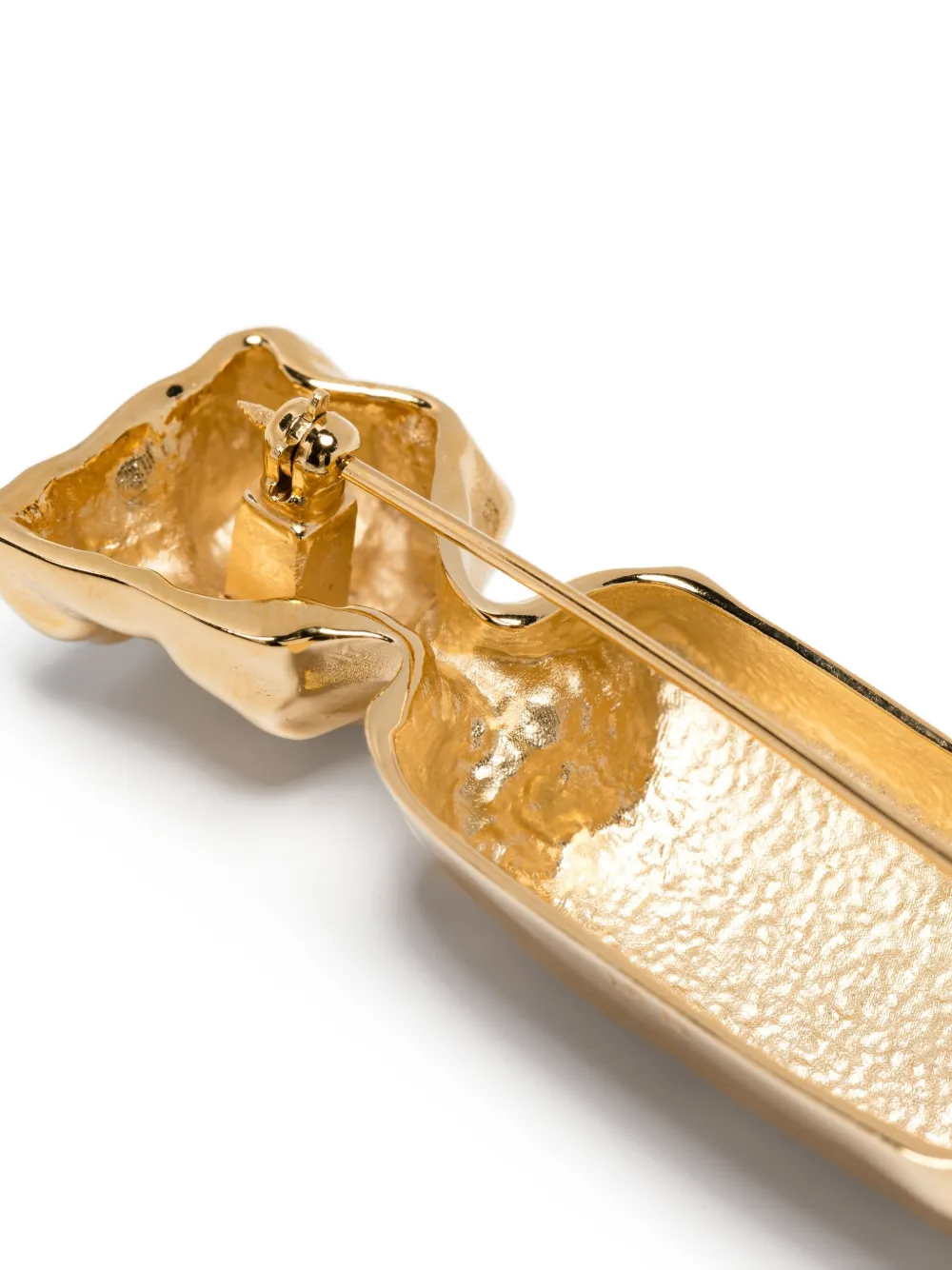 Nº21 wrapped brooch - Goud