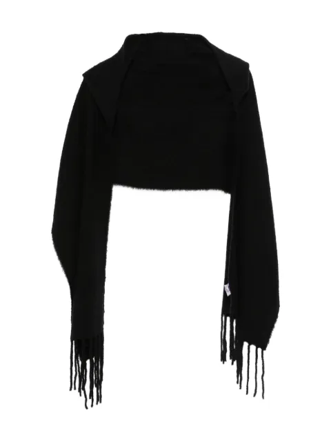 Destin fringe-detail scarf 