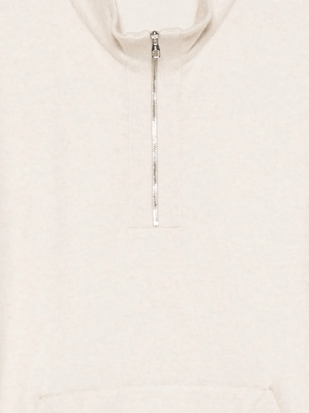 Brett Johnson Cashmere Quarter-zip Sweatshirt In Neutral
