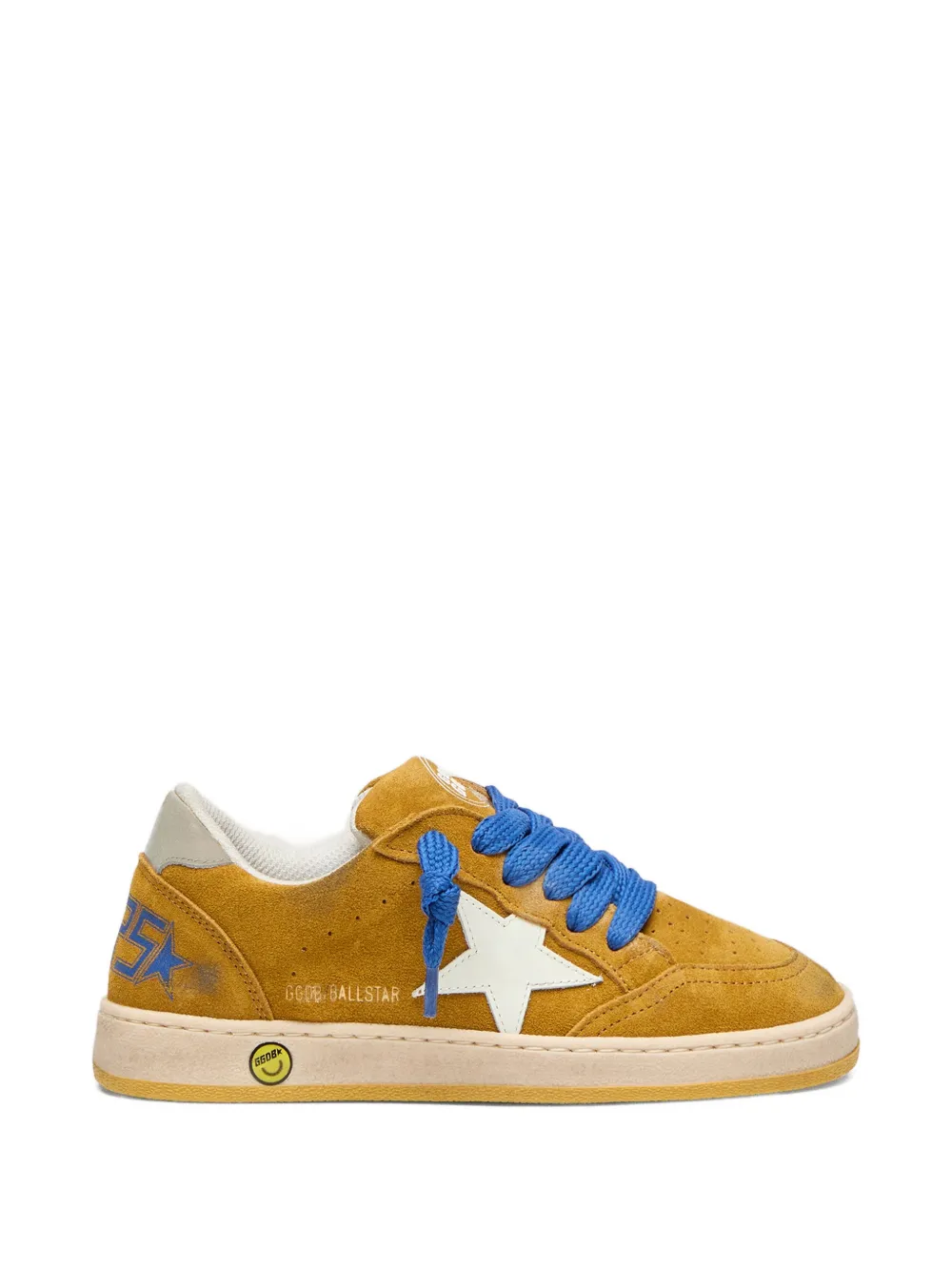 Golden Goose Kids Ball Star sneakers Geel
