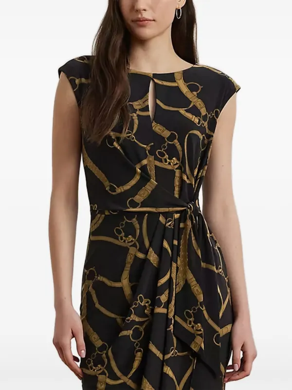 green emerald velvet dress Ralph Lauren Black Silk Chiffon Dress With Gold Braided Straps – The Kit  Vintage