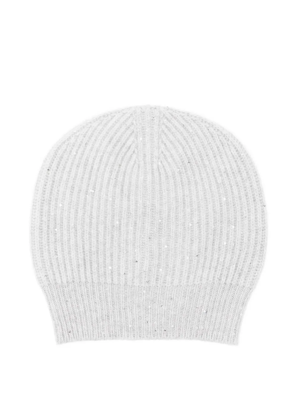 Antonelli sequinned knitted beanie | Grey | Image 1