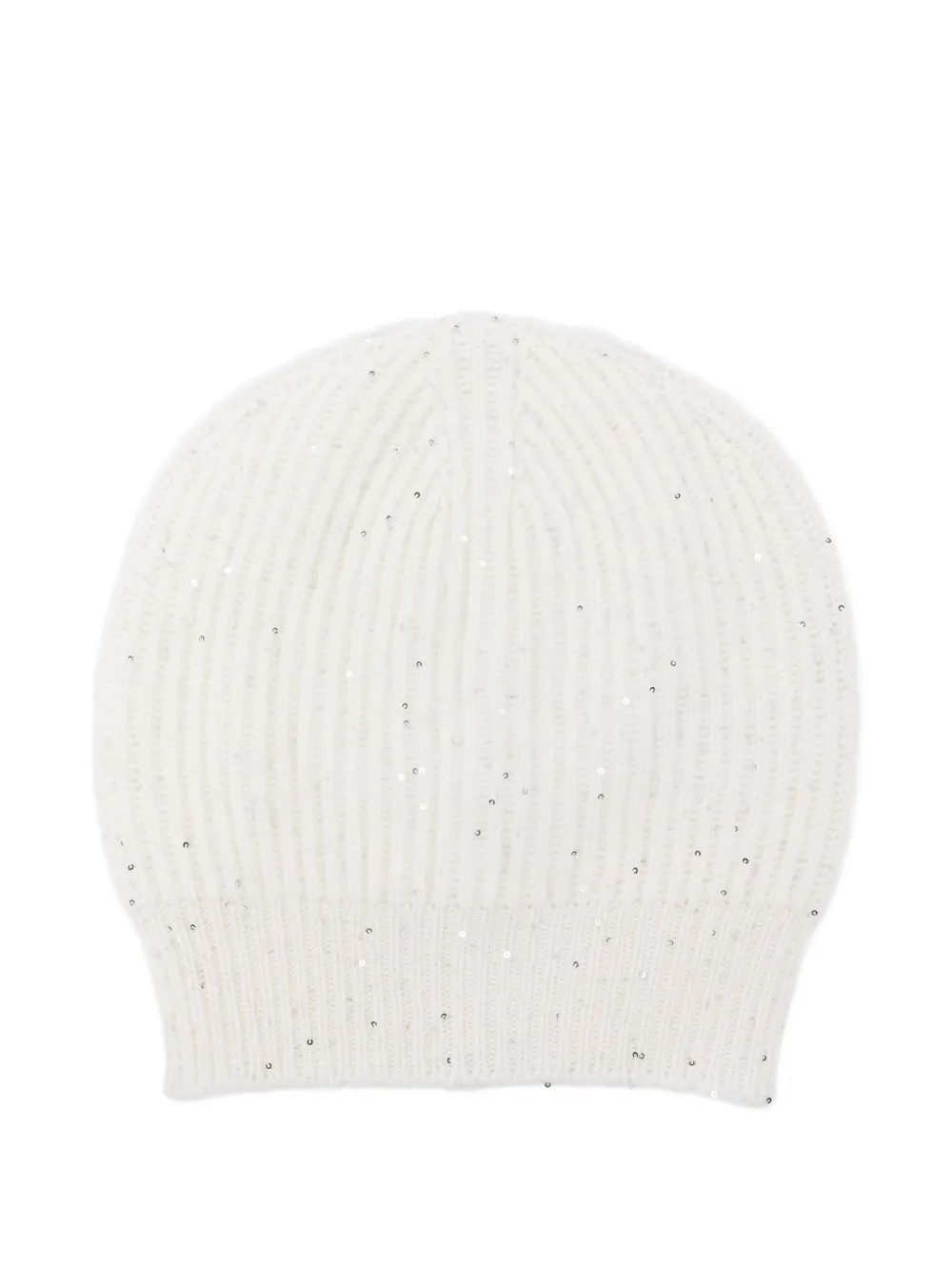 Antonelli sequin-detailing beanie | White | Image 1