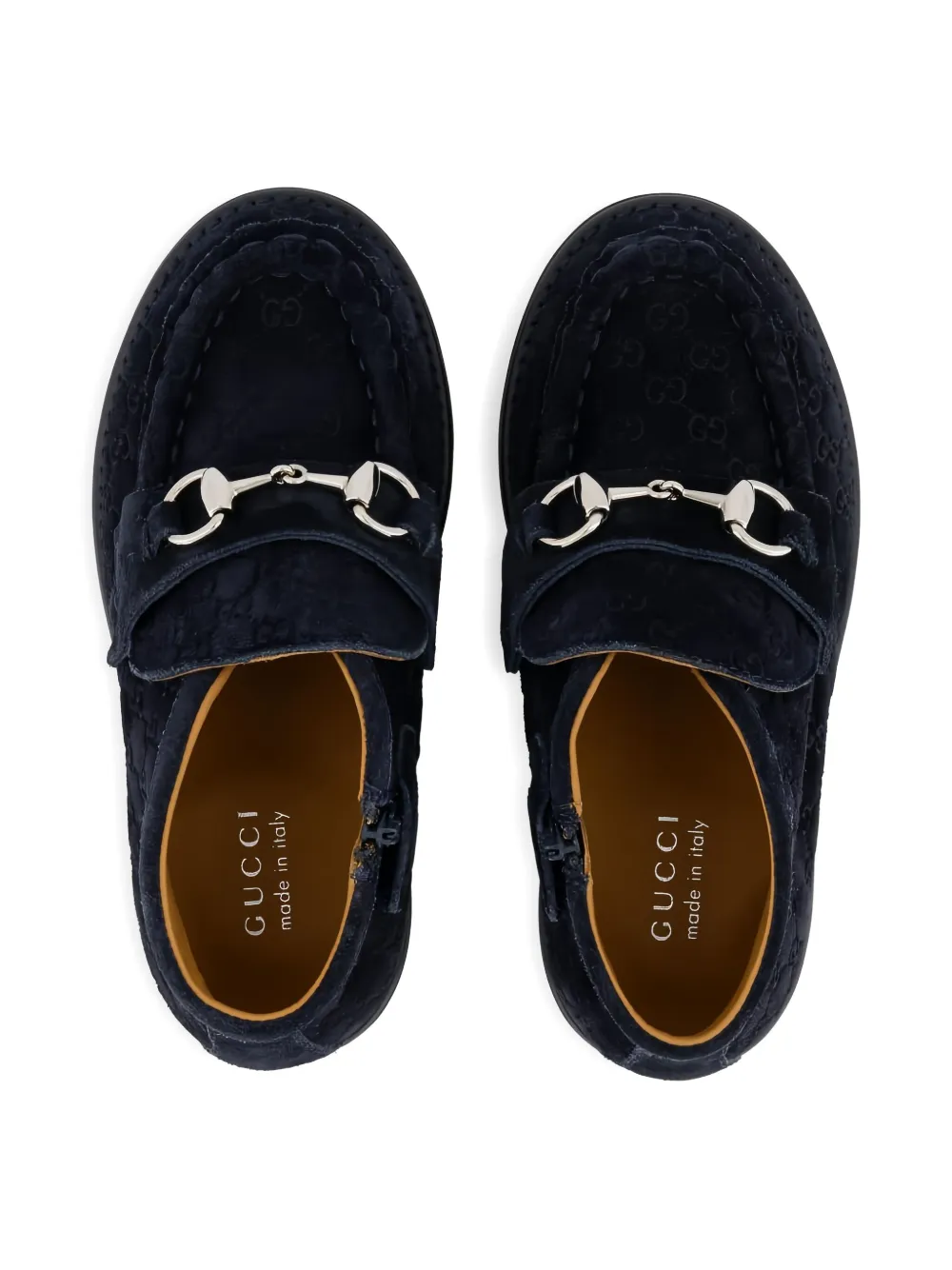 Gucci Kids horsebit GG-pattern loafers | Teen Boy Shoes | Image 2