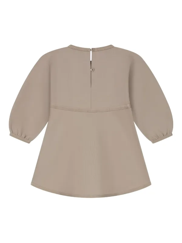 Emporio Armani Kids logo-embellished Dress | Neutrals | FARFETCH GE