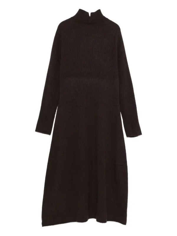 Antonelli high-neck Knit Dress | Brown | FARFETCH OM