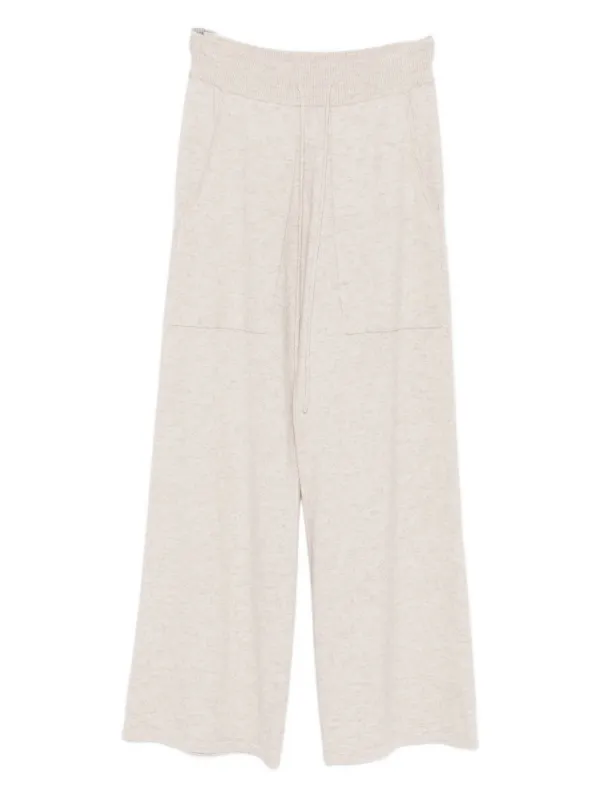 Lisa Yang Sofi Drawstring Trousers in OYSTER