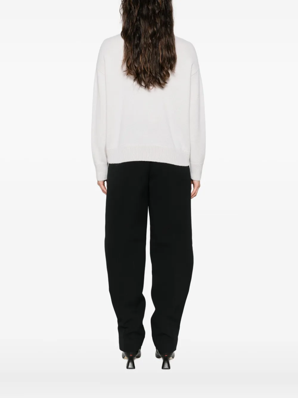 Antonelli Collared Sweater In Gray