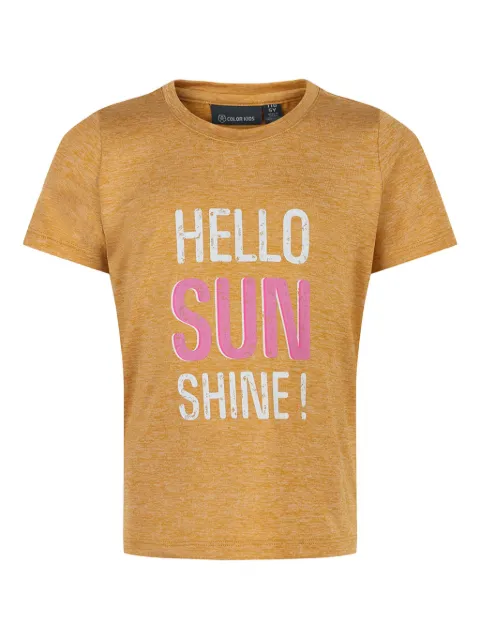 COLOR KIDS printed short-sleeve T-shirt