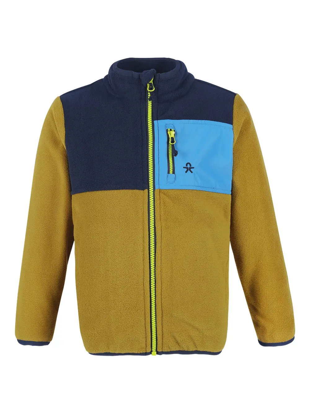 COLOR KIDS ジップアップ スウェットシャツ - イエロー COLOR KIDS ジップアップ スウェットシャツ - イエロー
