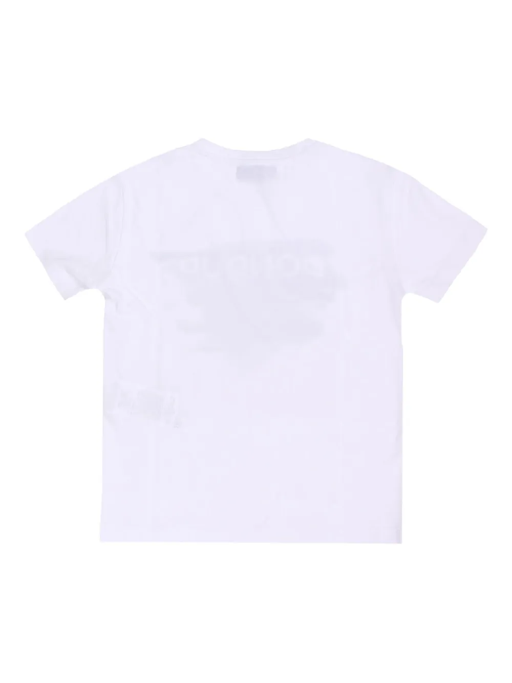 DONDUP KIDS Katoenen T-shirt met logoprint Wit