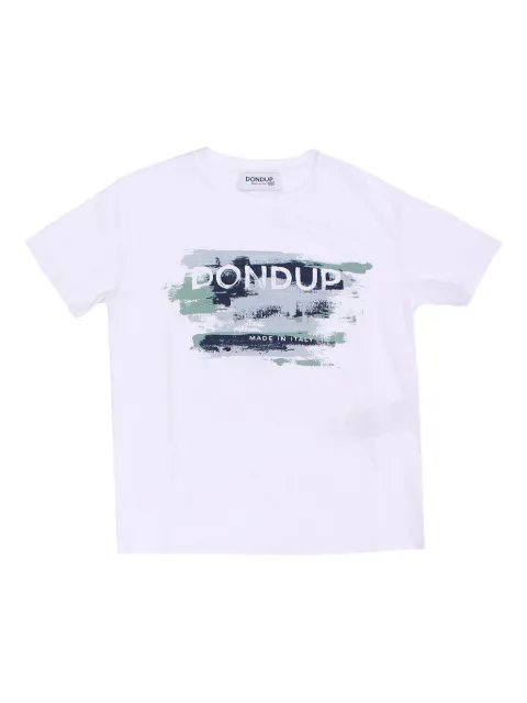 DONDUP KIDS playera de algodón con estampado gráfico