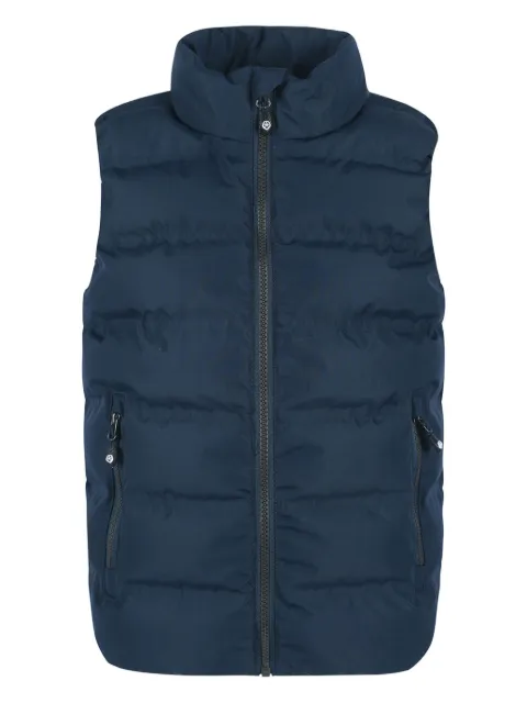 COLOR KIDS quilted zip-front gilet