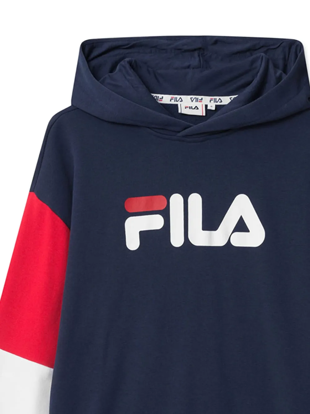 Fila logo-print colour-block hoodie | Hoodies | Image 2