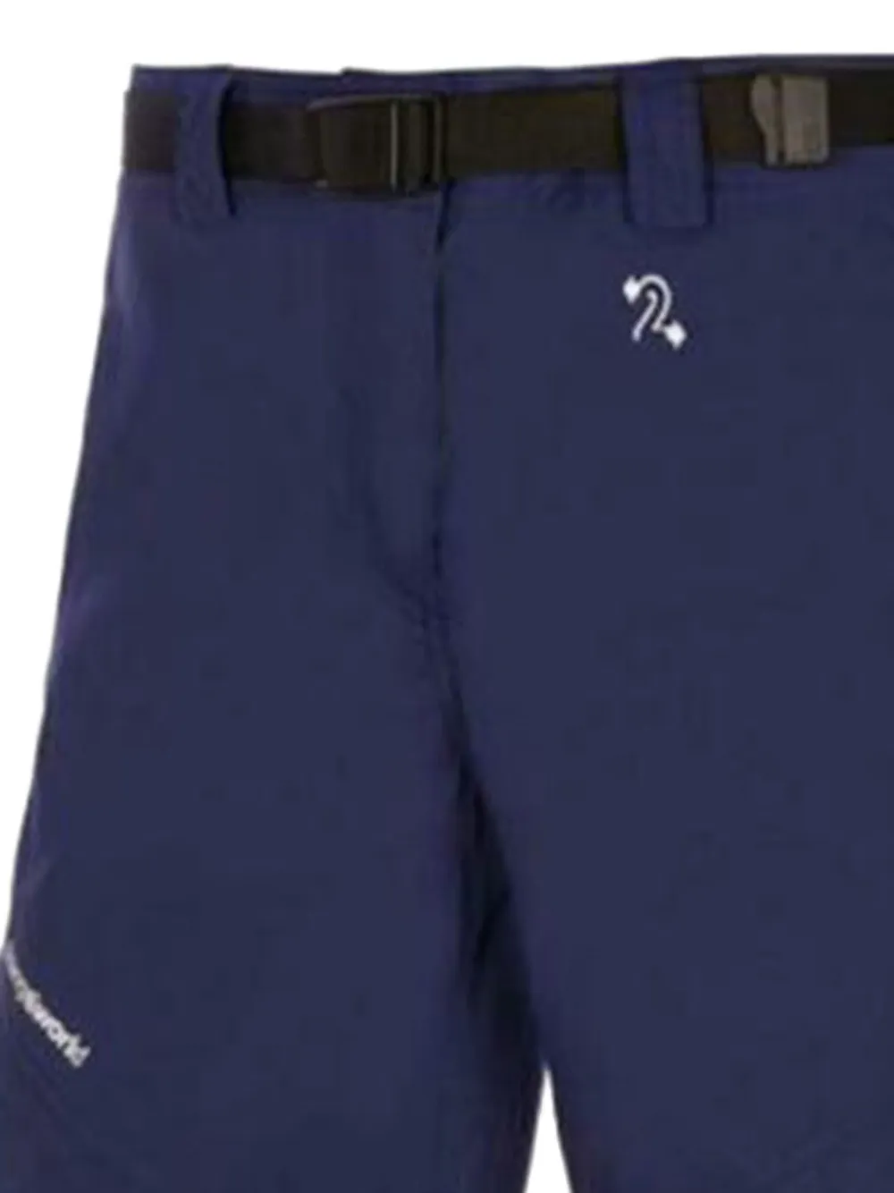 TRANGOWORLD Assy belted hiking shorts - Blauw