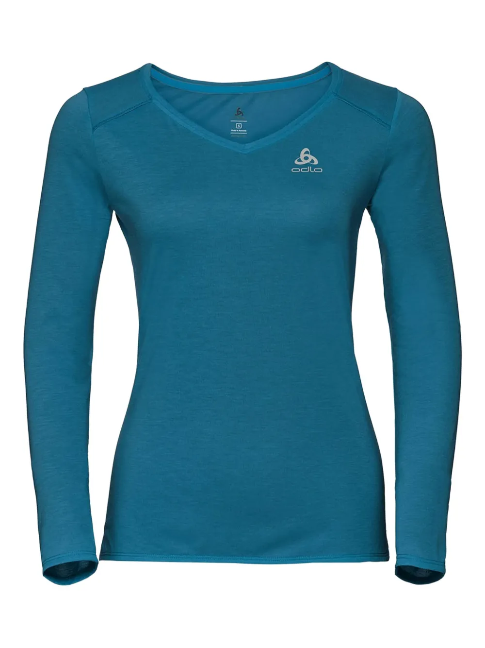 Odlo V-neck Base-layer Top In Blue