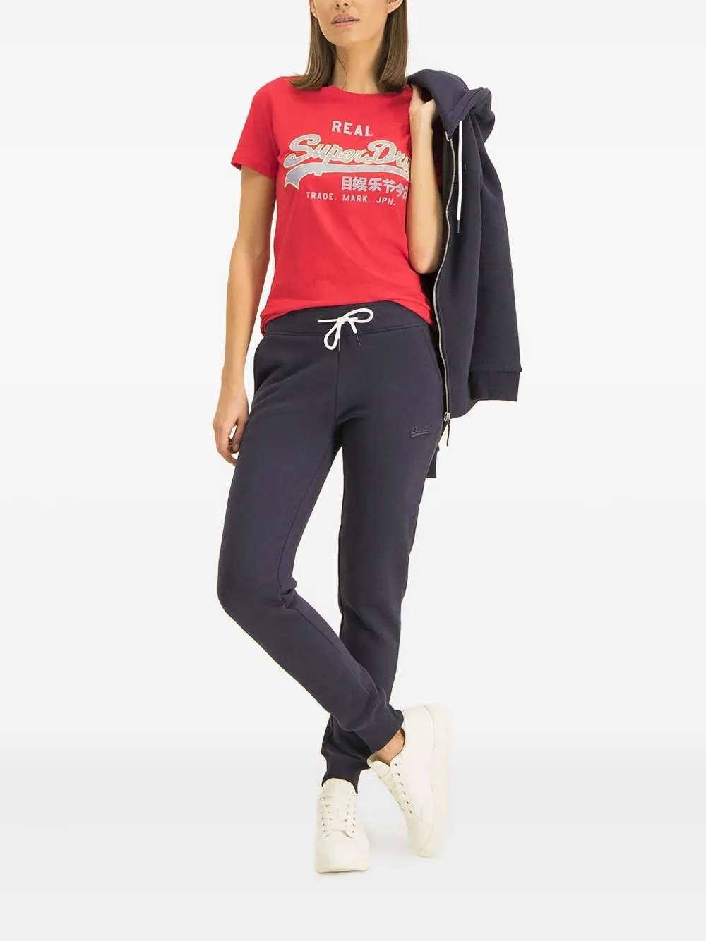 Superdry Vintage Logo embroidered track pants | Sweatpants | Image 2