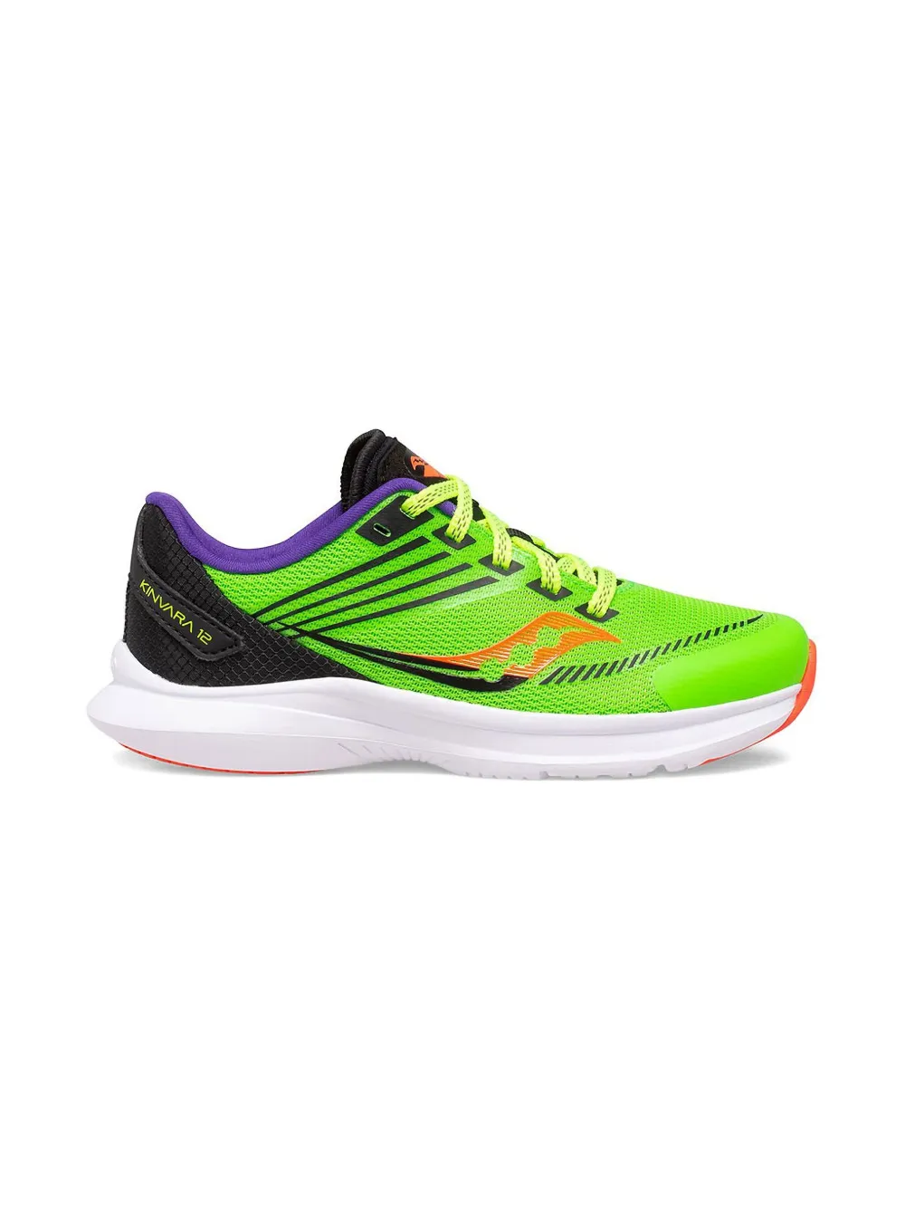 Saucony Kids Kinvara 12 lace-up sneakers - Groen