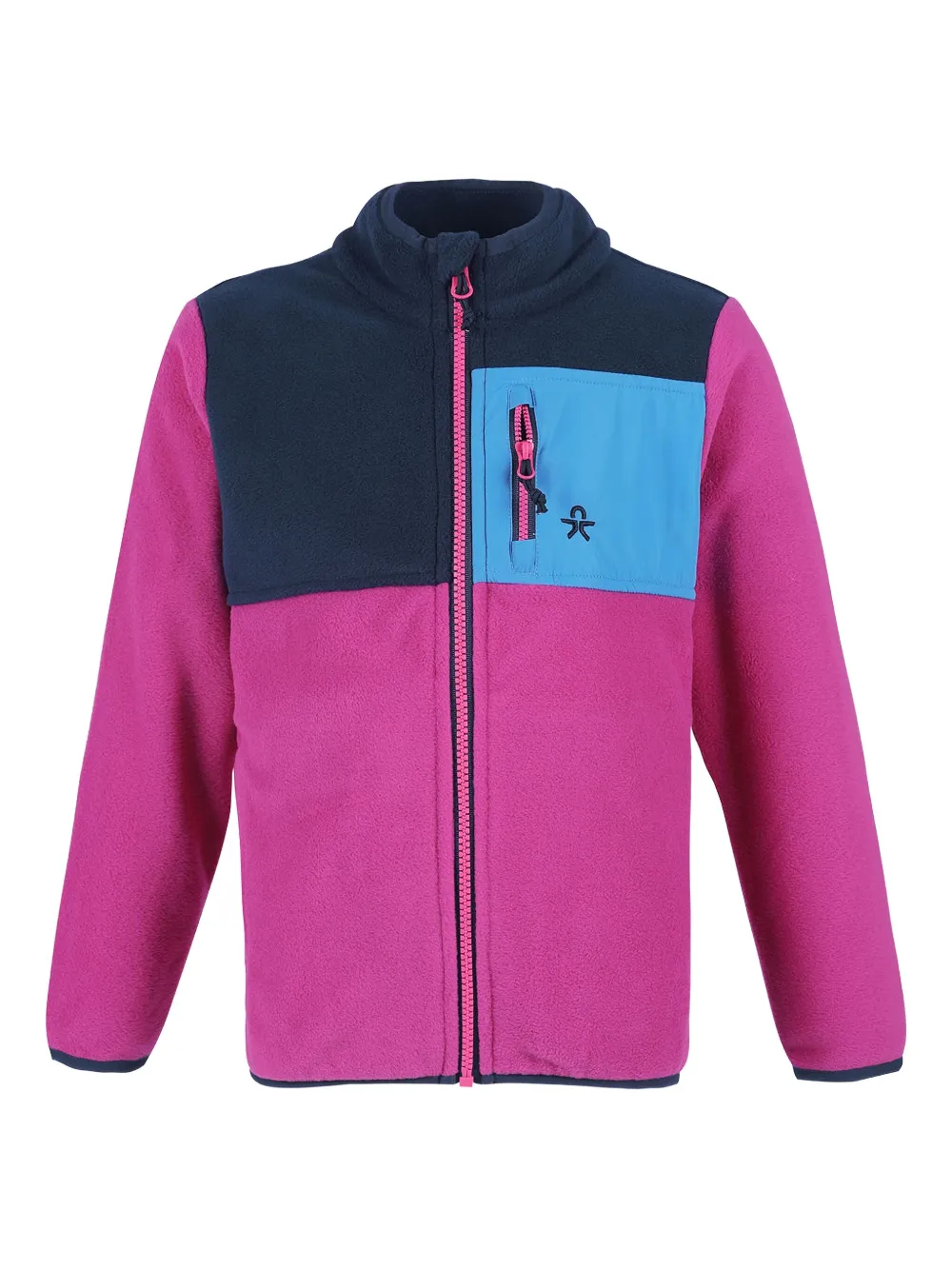 COLOR KIDS ジップアップ スウェットシャツ - ピンク COLOR KIDS ジップアップ スウェットシャツ - ピンク