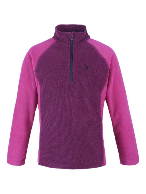 COLOR KIDS sudadera texturizada con medio cierre