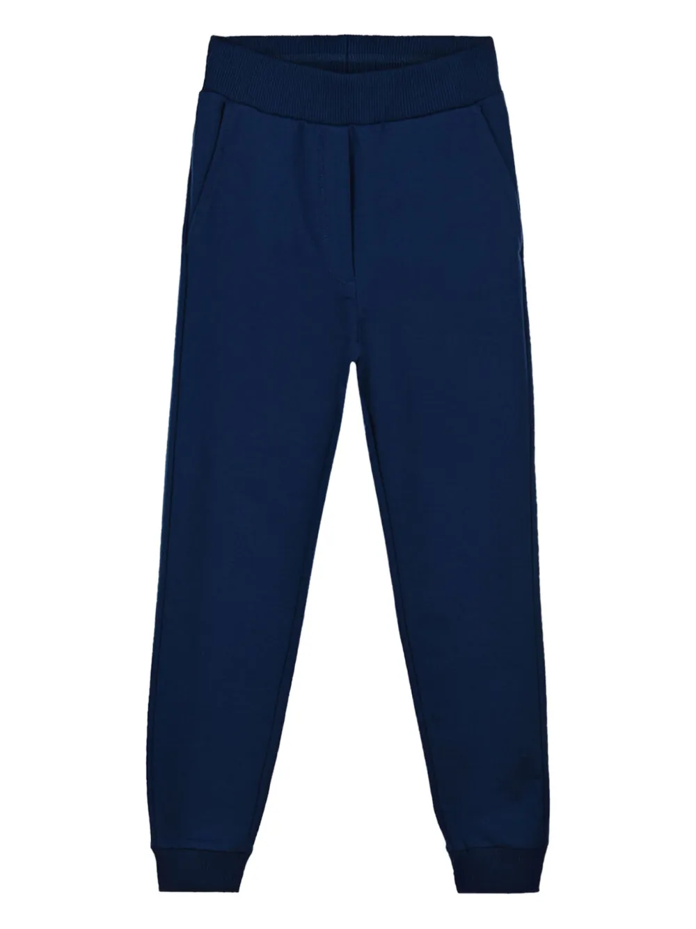 Monnalisa ruffled pocket track pants - Blu