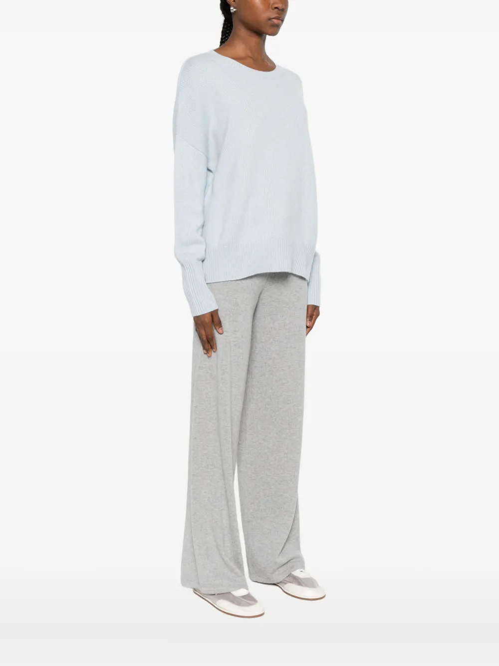 Lisa Yang Kasjmier trui Blauw