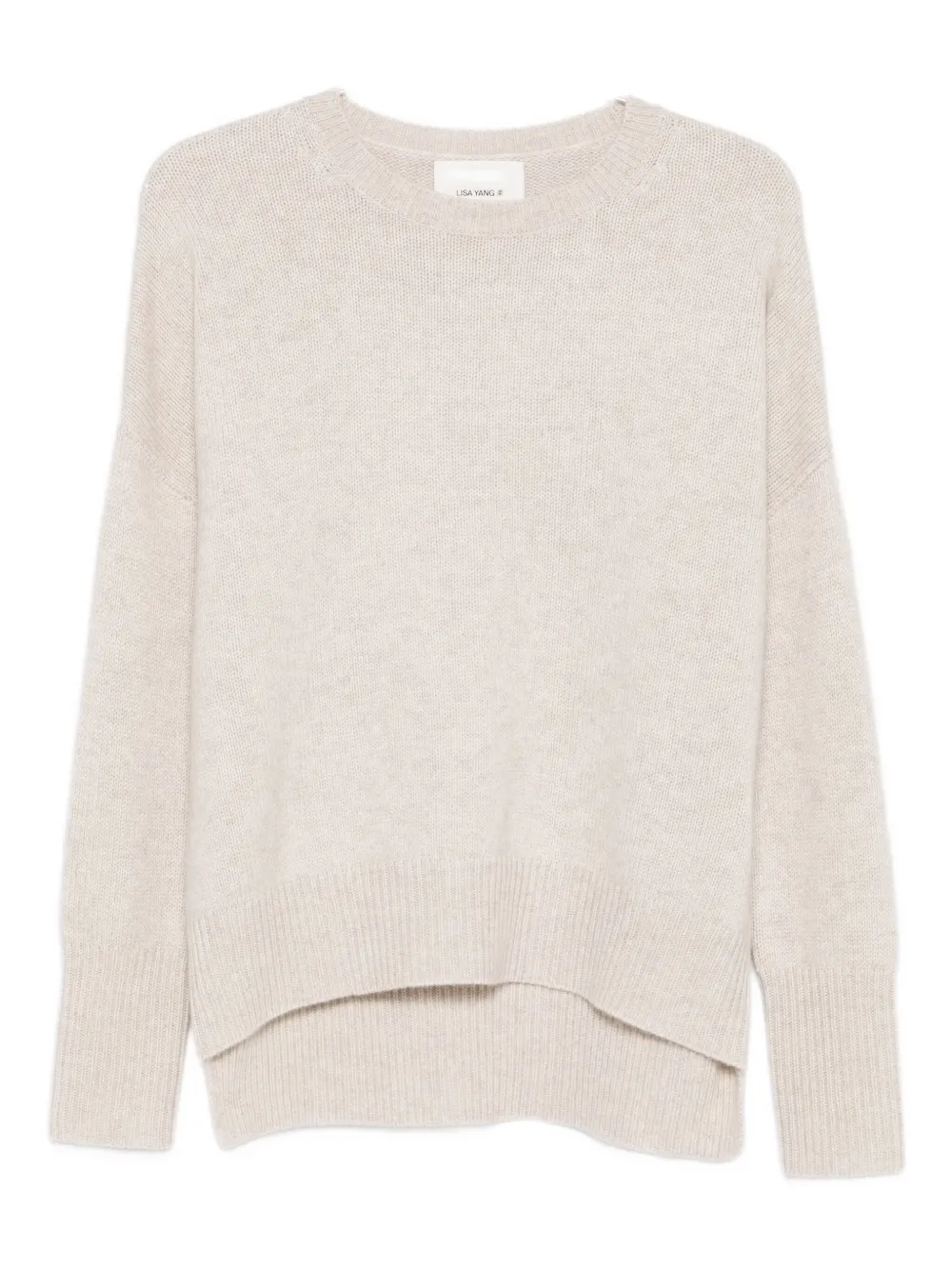 Lisa Yang Mila Ribbed Sweater In Neutral