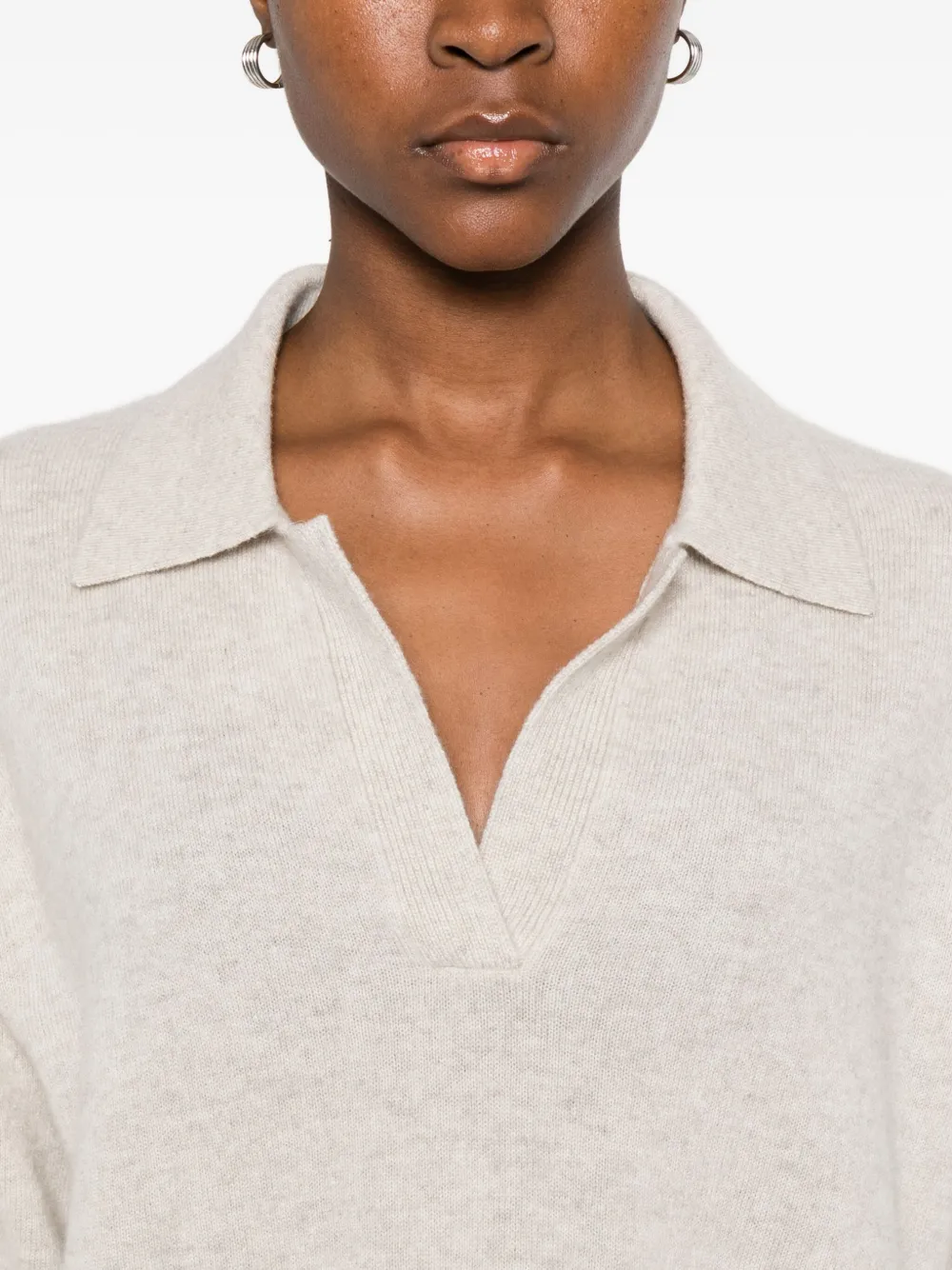 Lisa Yang Neela top met korte mouwen Beige