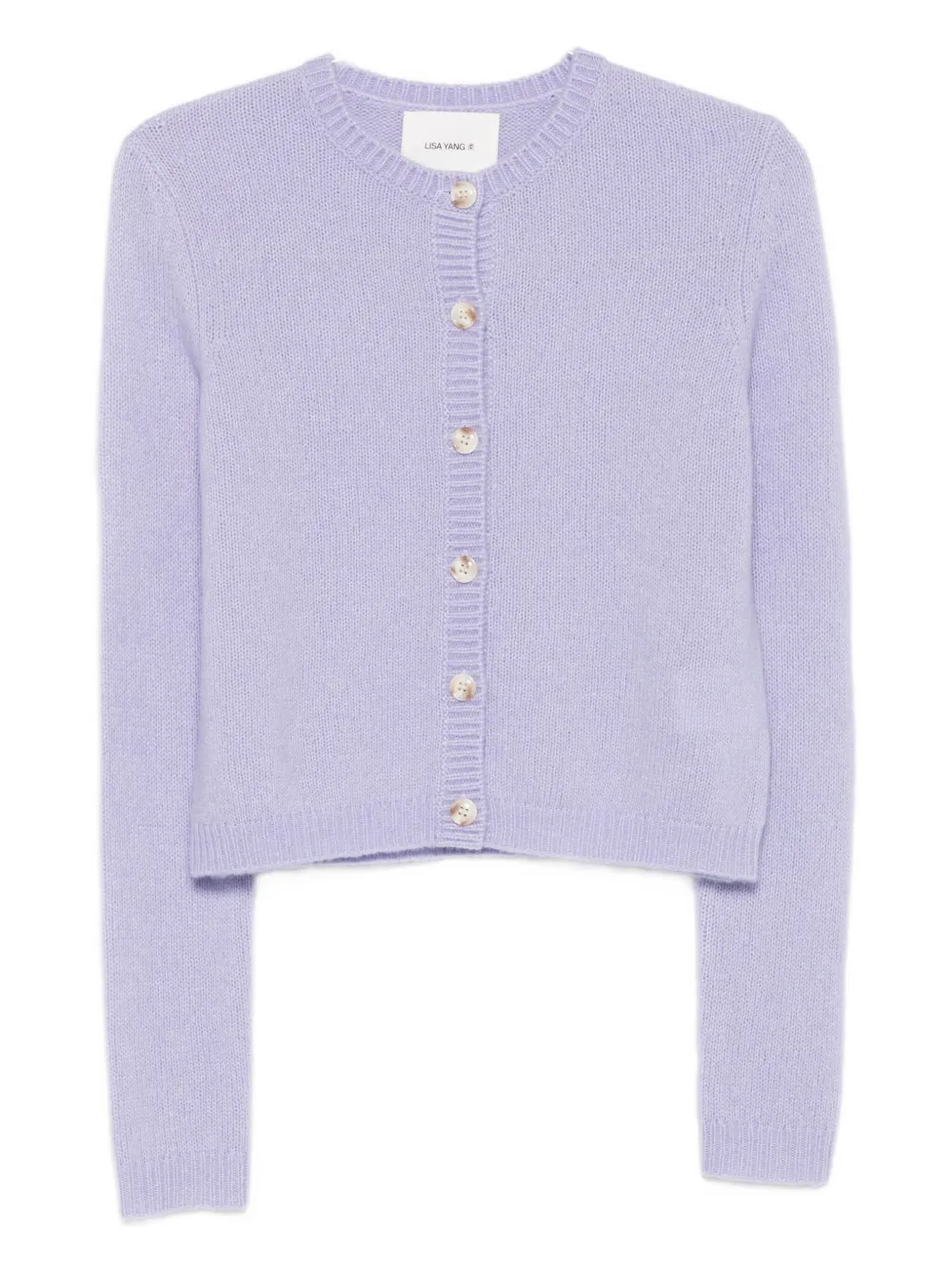 Lisa Yang Felicia buttoned cardigan | Purple | Image 1
